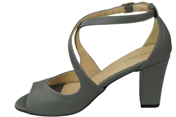 Damenschuhe Sandalen Grau Naturleder 186 ElitaBut