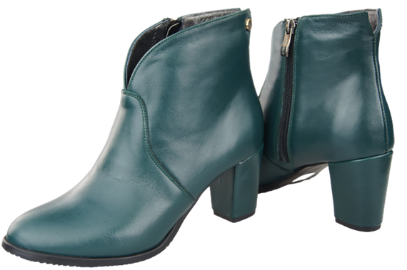 Winterstiefel für Damen, Naturleder, Malachit 152, von ElitaBut