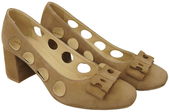 Damenschuhe Pumps Olive Natürliches Wildleder 182 ElitaBut