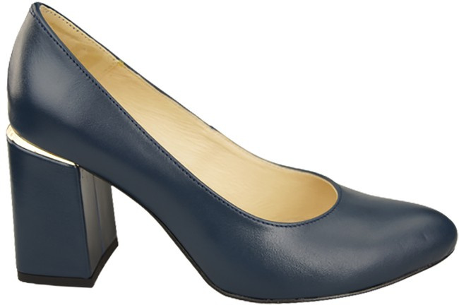 Damenschuhe Pumps Marineblau Naturleder 179 ElitaBut