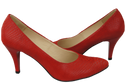 Damenschuhe Pumps Rot Schlangenmotiv Naturleder 150 ElitaBut