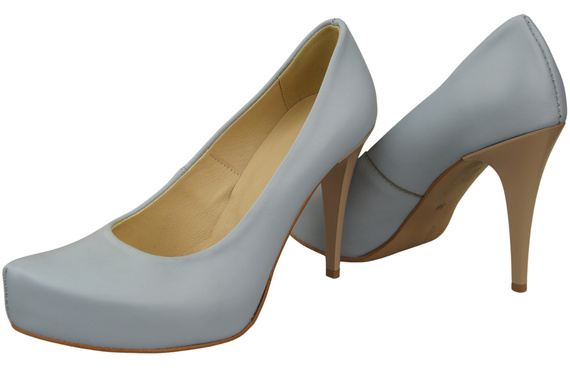 Damen Footwear Hellblau Stiletto Pumps Naturleder 205 ElitaBut