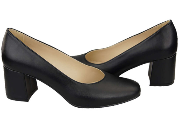 Damenschuhe Pumps Naturleder 171 Schwarz ElitaBut