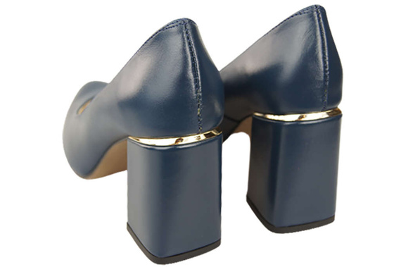 Damenschuhe Pumps Marineblau Naturleder 179 ElitaBut