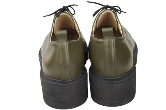 Schuhe Damen-Schnürschuhe, Olivleder, Natur 180 ElitaBut