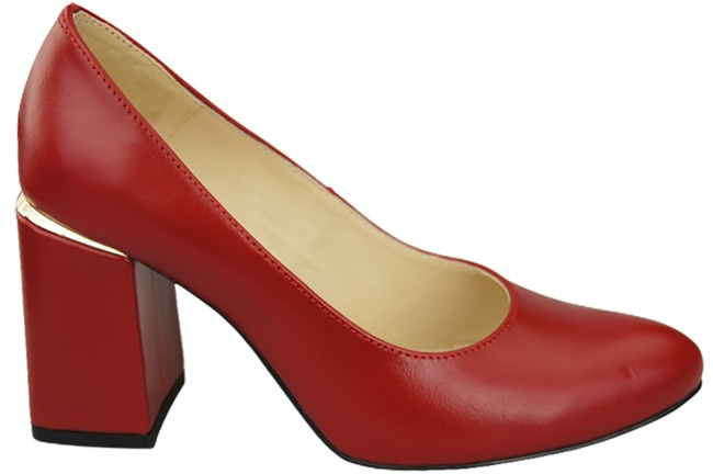 Damenschuhe Rote Pumps, Naturleder 179 ElitaBut