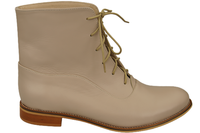 Damenschuhe Frühling/Herbst Naturleder Cappuccino-Maserung 155 L ElitaBut