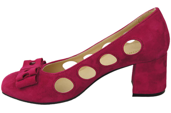 Damenschuhe Pumps Lila Natürliches Wildleder 182 ElitaBut