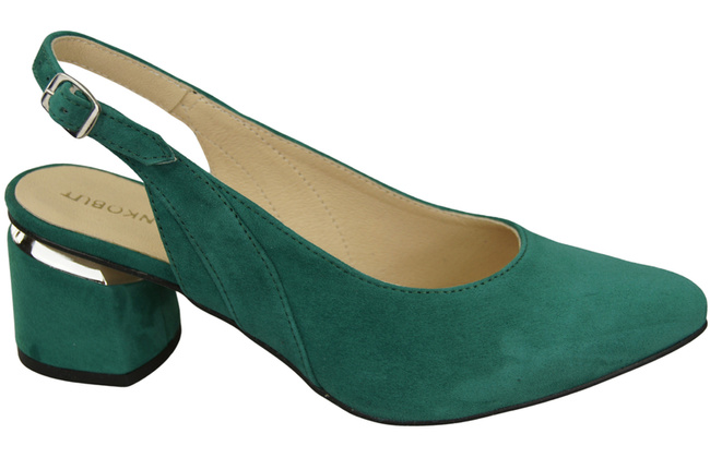 Damensandalen aus natürlichem Wildleder Malachit Eleganz und Komfort 196 von ElitaBut