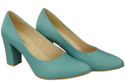 Damenschuhe Türkise Pumps, Naturleder 170 ElitaBut