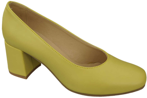 Damenschuhe Pumps Naturleder 171 Lemon ElitaBut