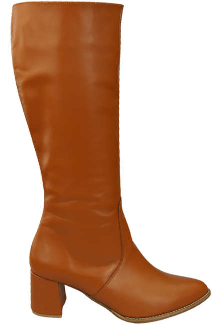 Klassische Damenstiefel, Naturleder, Rude 175 ElitaBut