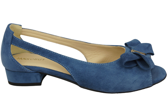 Schuhe Damensandalen Blaues natürliches Wildleder 994 Kombination aus Stil und Komfort ElitaBut