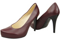 Damen Footwear Burgund Stiletto Pumps Naturleder 205 ElitaBut