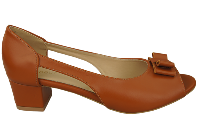 Damenschuhe Sandalen Rot Naturleder 145 ElitaBut