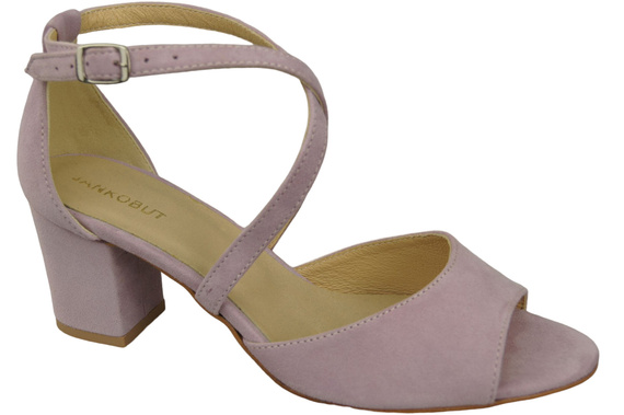 Damenschuhe Sandalen Helllila Naturleder Wildleder 111 ElitaBut