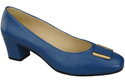 Damenschuhe Pumps Naturleder 187 Blau ElitaBut