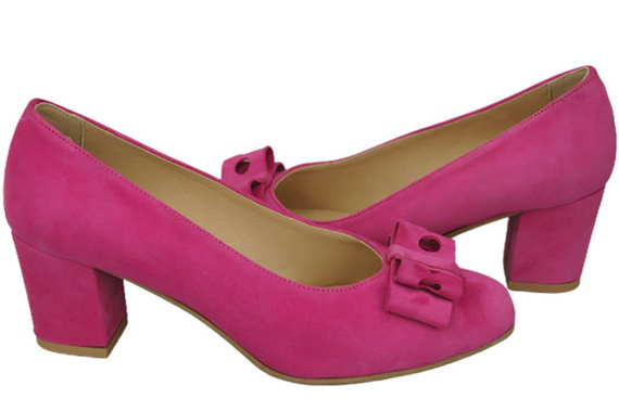 Damenschuhe Fuchsia Pumps Natürliches Wildleder 163 ElitaBut