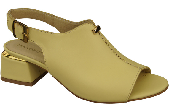 Damenschuhe Sandalen Banana Goldschnalle Naturleder 198 ElitaBut