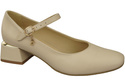Damenschuhe Beige Riemchenpumps Naturleder 202 ElitaBut