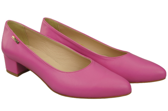 Damen Pumps Fuchsie mit niedrigem Absatz zeitlose Eleganz und Komfort 220 ElitaBut