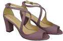 Damenschuhe Sandalen Lila Naturleder 186 ElitaBut