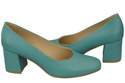 Damenschuhe Pumps Naturleder 171 Türkis ElitaBut