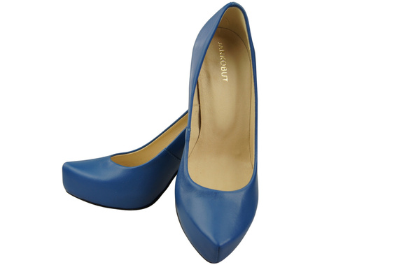 Damen Footwear Blau Stiletto Pumps Naturleder 205 ElitaBut