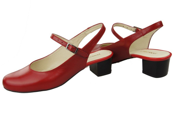 Damenschuhe Sandale Rot Naturleder 108 ElitaBut