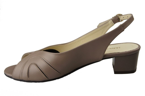 Damenschuhe Sandalen, Naturleder, Cappuccino 991 ElitaBut