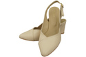 Damen Footwear Beige Stiletto Sandalen Natural Leder 217 ElitaBut