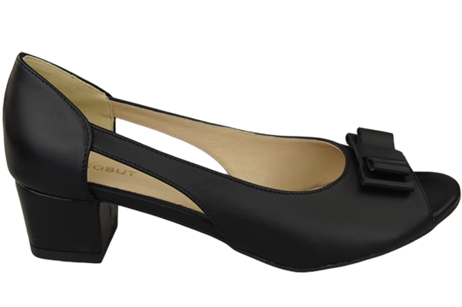 Damenschuhe Sandalen Schwarz Naturleder 145 ElitaBut