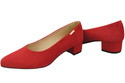 Bequeme Damen-Schuhe Rot aus echtem Veloursleder 220 Z ElitaBut
