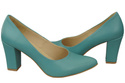 Damenschuhe Türkise Pumps, Naturleder 170 ElitaBut
