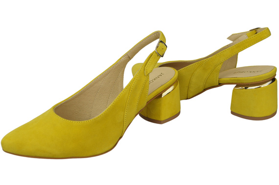 Damensandalen aus natürlichem Wildleder Lemon Eleganz und Komfort 196 von ElitaBut