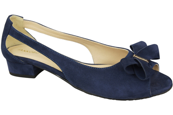 Schuhe Damensandalen Marineblaues natürliches Wildleder 994 Kombination aus Stil und Komfort ElitaBut