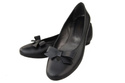 Damen Ballerinas Schwarz, Naturleder 998 ElitaBut