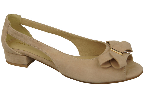 Schuhe Damensandalen Puderrosa Naturleder Wildleder 994 Kombination aus Stil und Komfort ElitaBut