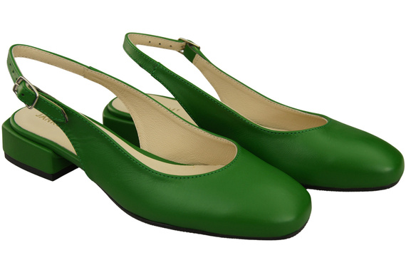 Damen Schuhe Sandalen Grün Flacher Absatz Naturleder 206 ElitaBut