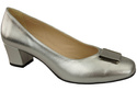 Damenschuhe Pumps Naturleder 187 Silber ElitaBut