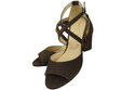 Damenschuhe Schokoladensandalen, natürliches Wildleder 111 ElitaBut