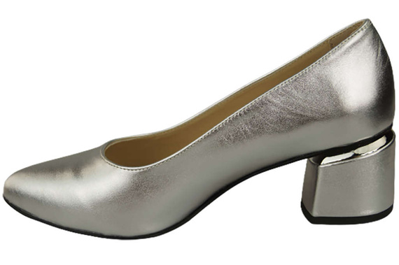 Damenschuhe Silber Pumps Naturleder 143 ElitaBut
