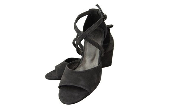 Damenschuhe Graphitsandalen, Naturleder, Wildleder 111 ElitaBut