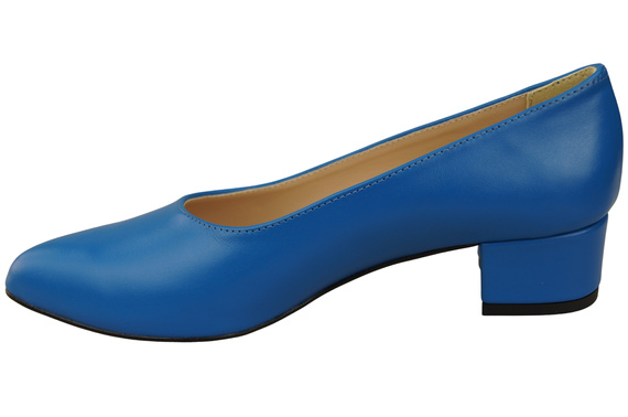Damen Pumps Blau mit niedrigem Absatz zeitlose Eleganz und Komfort 220 ElitaBut