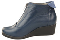 Damen-Winterstiefel, Naturleder, Marineblau 133 von ElitaBut