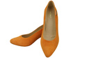 Damenschuhe Pumps Orange Naturleder Wildleder 106 ElitaBut