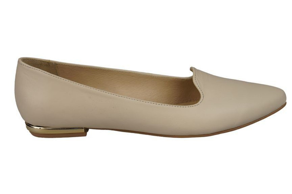 Damen Ballerinas Lords, Naturleder, Beige 914 ElitaBut