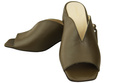 Damen Schuhe Absätze Flip Flops Olive Naturleder 210 ElitaBut