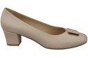 Damenschuhe Pumps Naturleder 187 Beige ElitaBut