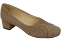 Damenschuhe Pumps aus natürlichem Wildleder Cappuccino Dark 786 Z ElitaBut